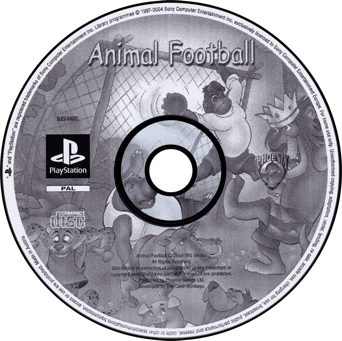 Animal Football media 6 for Playstation